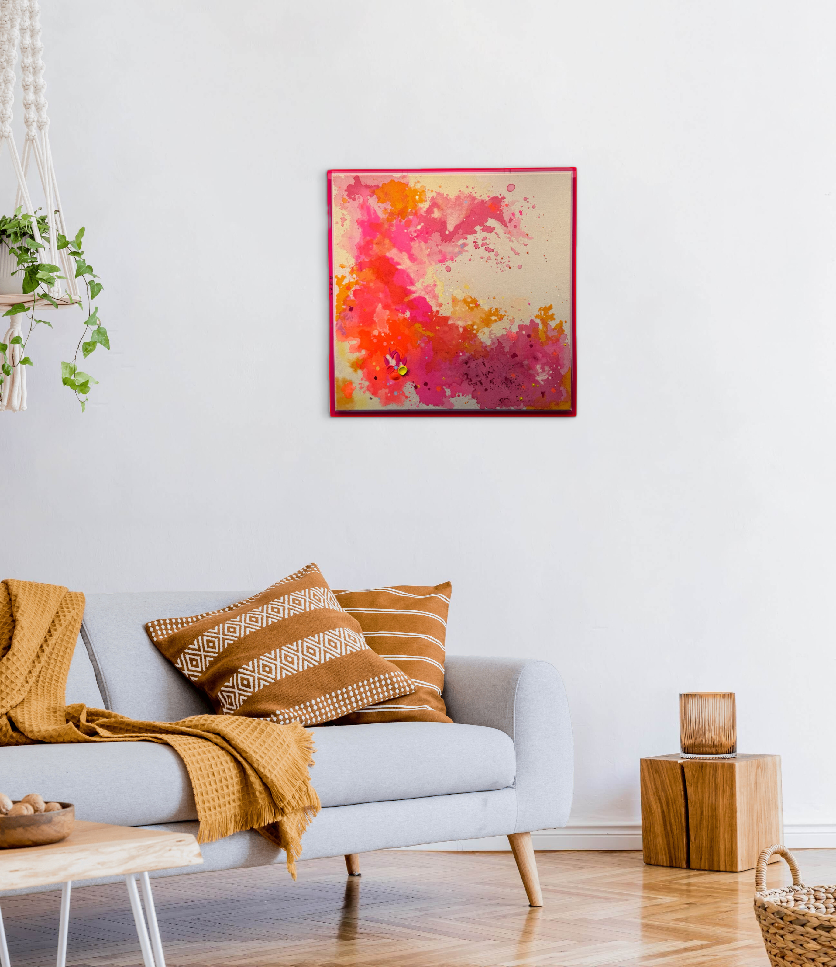 Akkorde - Schwebe, 2026, Acryl auf roher Baumwollleinwand, Ansicht 11